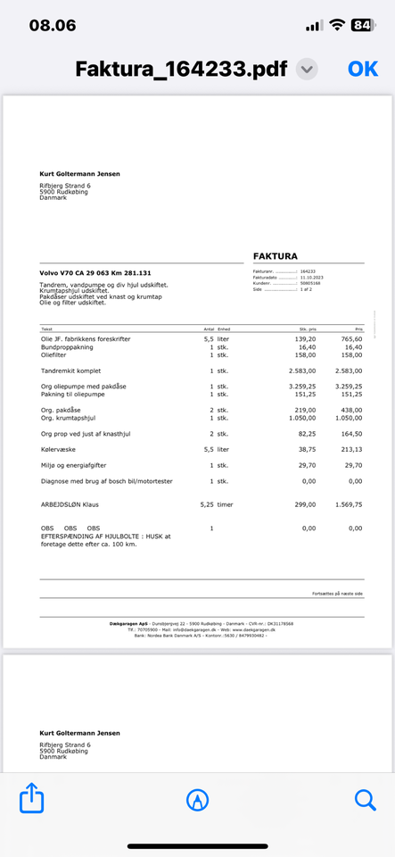 Volvo V70 2,5 T Momentum aut. 5d