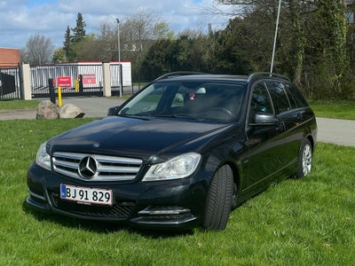 Mercedes C200 2,2 CDi Elegance stc. aut. BE Diesel aut. Automatgear modelår 2012 km 224000 Mørkgrøn 