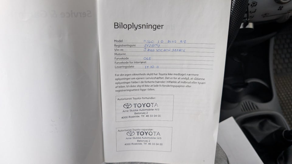 Toyota Aygo 1,0 Air+ 5d