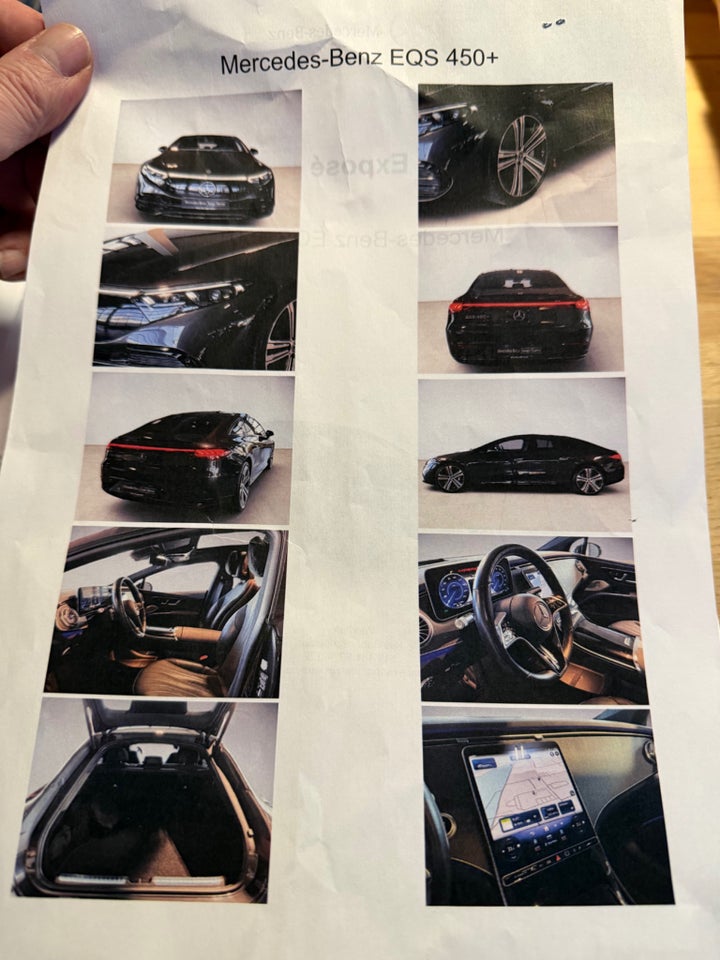 Mercedes EQS450+ Electric Art 5d