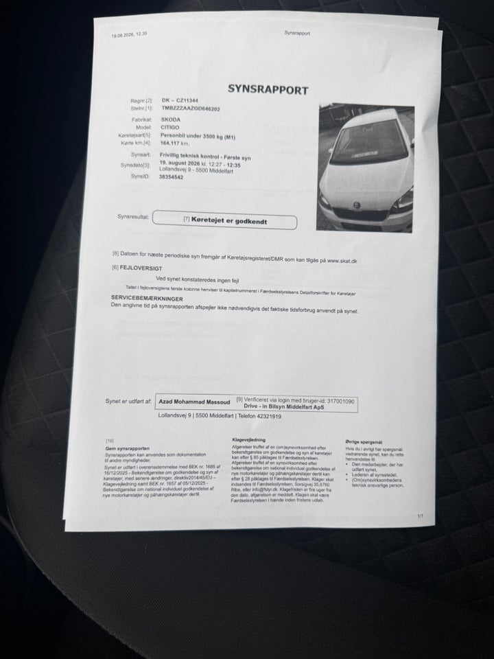 Skoda Citigo 1,0 60 Ambition GreenTec 5d