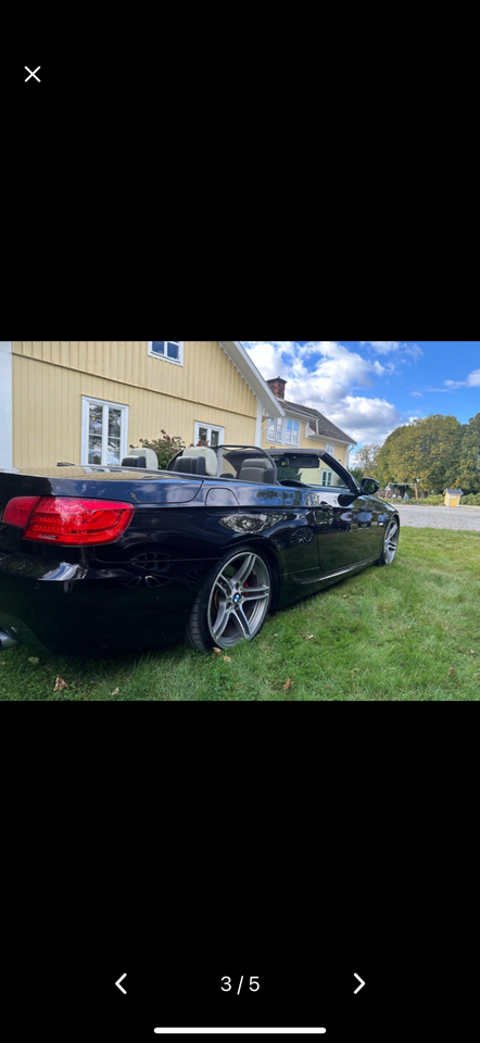 BMW 335i 3,0 Cabriolet aut. 2d