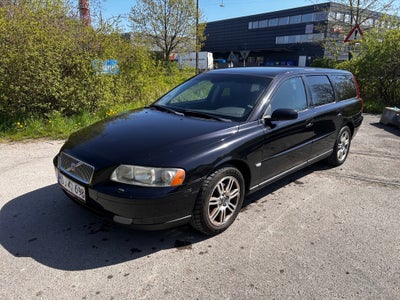 Volvo V70 2,4 170 Benzin modelår 2005 km 462000 Mørkblåmetal ABS airbag service ok full, ABS. Rigtig
