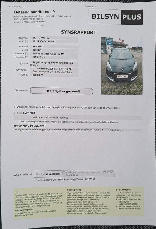 Renault Scenic III 1,6 dCi 130 Dynamique 5d