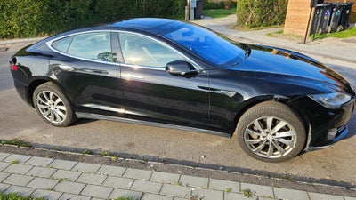 Tesla Model S  85 El aut. Automatgear modelår 2014 km 257000 Sort ABS airbag service ok none, AirCon