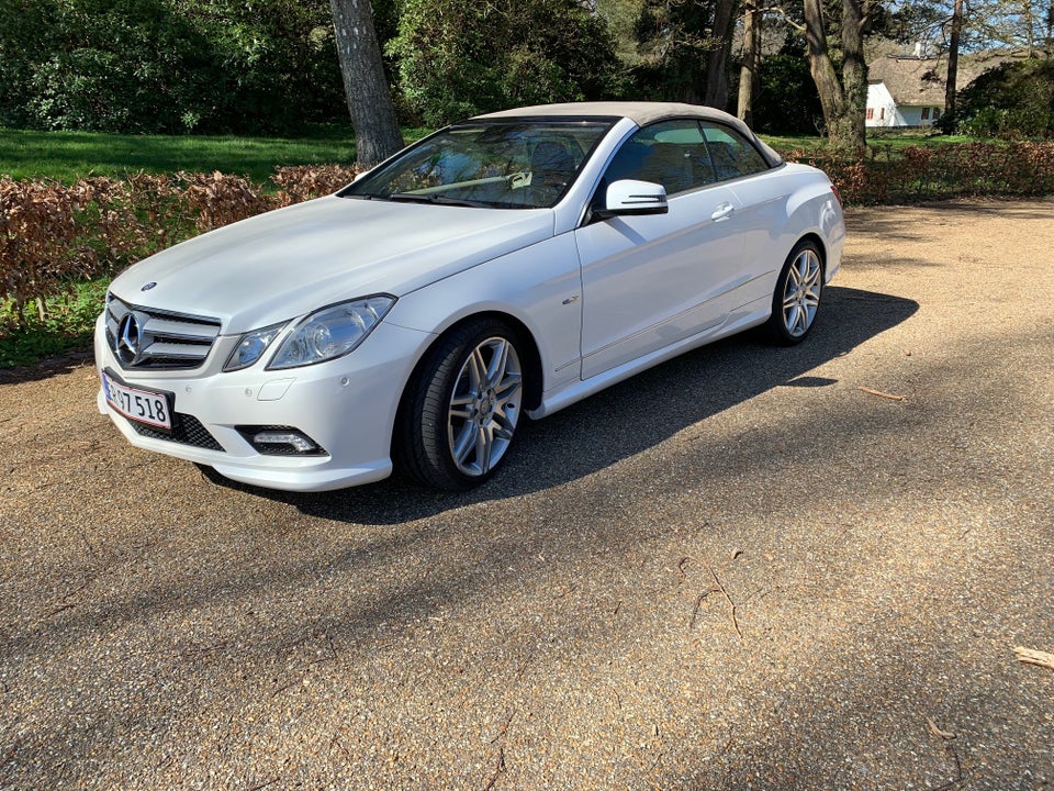 Mercedes E350 3,5 CGi AMG Line Cabriolet aut. BE 2d