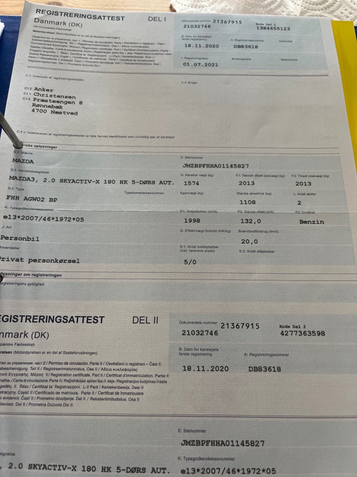 Mazda 3 2,0 SkyActiv-X 180 100th Anniversary aut. AWD 5d