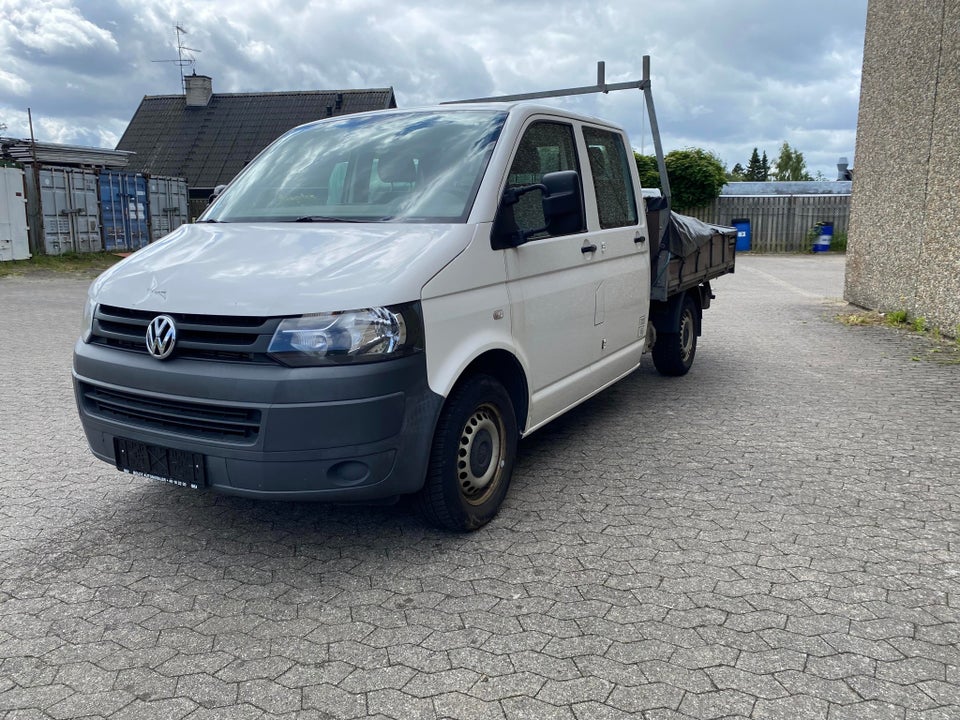 VW Transporter 2,0 TDi 114 Db.Kab m/lad 4d