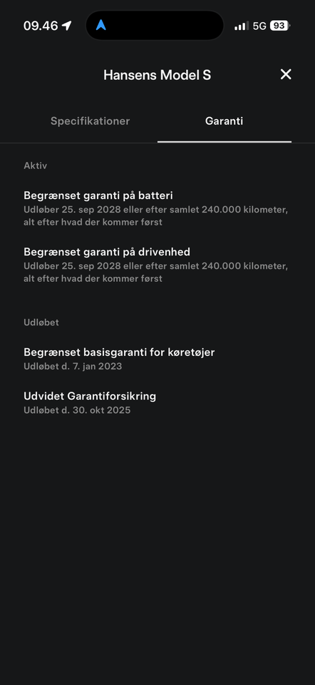 Tesla Model S Long Range AWD 5d
