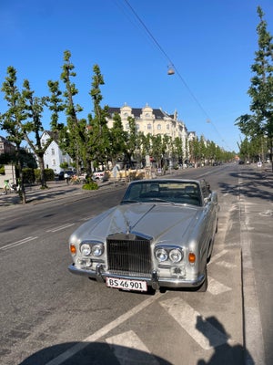 Rolls-Royce Corniche 6,7 Convertible aut. Benzin aut. Automatgear modelår 1970 km 125000 Sølvmetal s