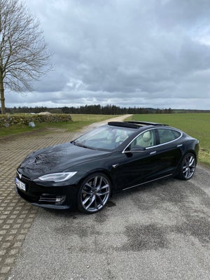 Tesla Model S  75D El 4x4 4x4 aut. Automatgear modelår 2019 km 164000 Sort ABS airbag service ok unk