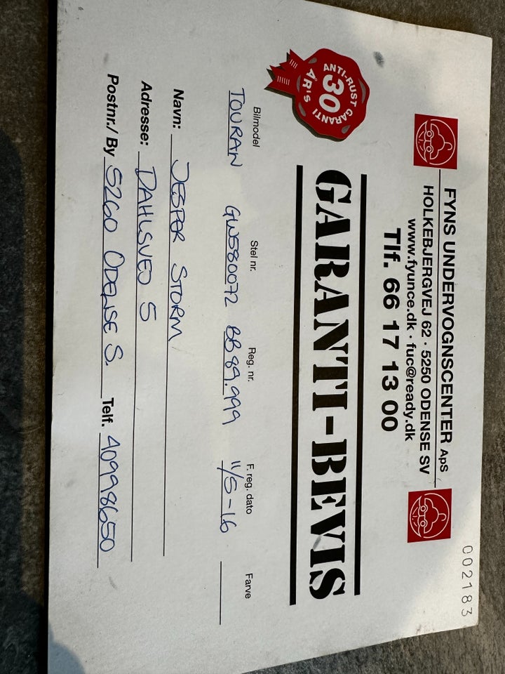 VW Touran 2,0 TDi 190 Highline DSG 7prs 5d