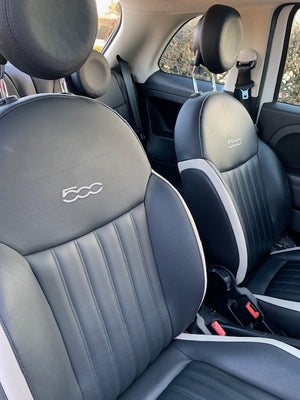 Fiat 500 0,9 TwinAir 80 White Edition Benzin modelår 2018 km 34000 Hvid ABS airbag service ok full, 