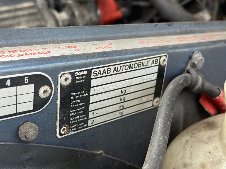 Saab 900 2,0 S Turbo 3d