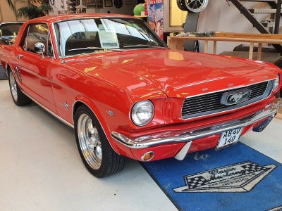 Ford Mustang 4,7 V8 289cui. aut. Benzin aut. Automatgear modelår 1966 km 75000 Orange service ok unk