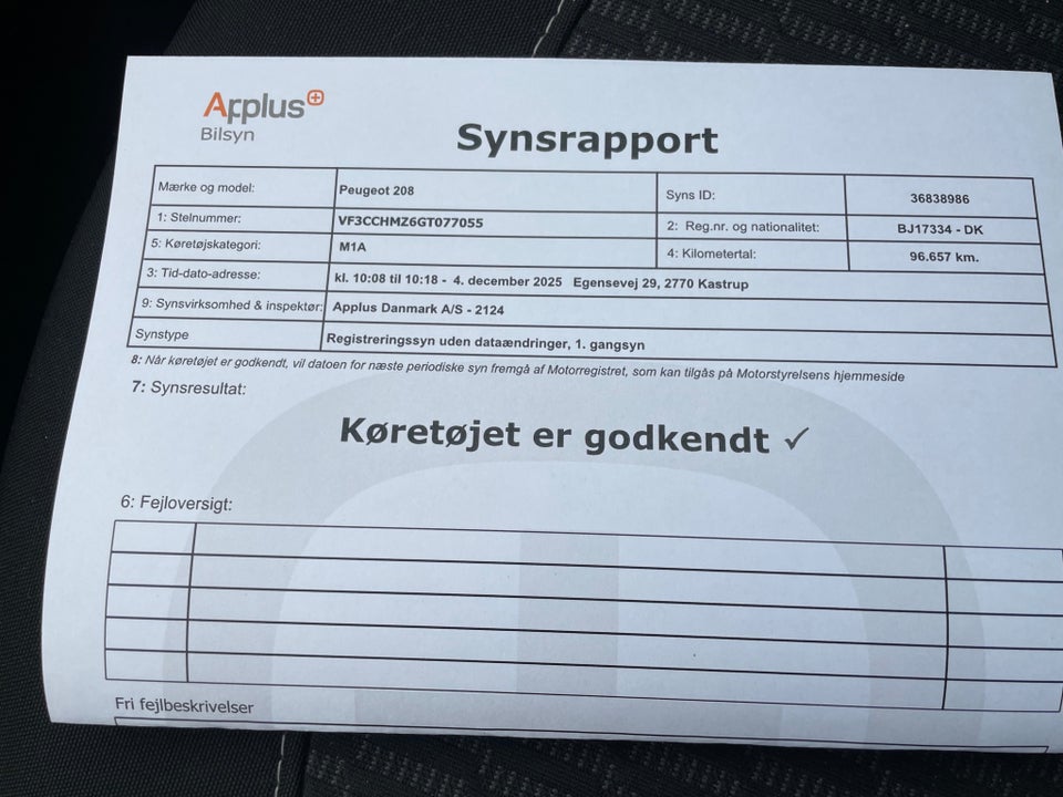 Peugeot 208 1,2 VTi 82 Chili Sky+ 5d