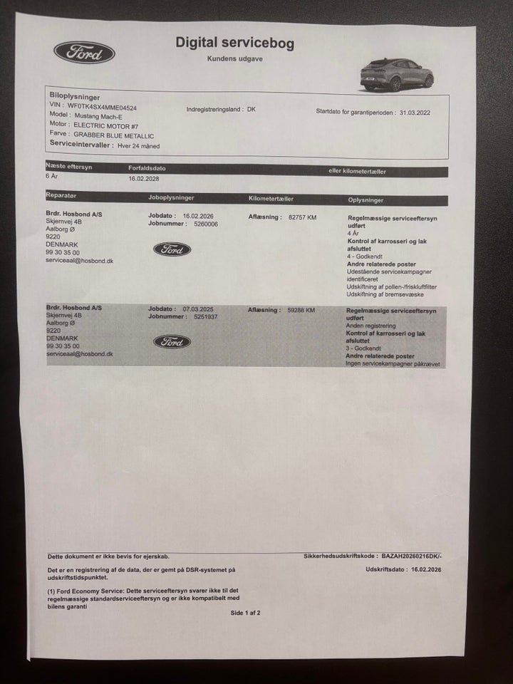 Ford Mustang Mach-E 88 GT Extended Range AWD 5d