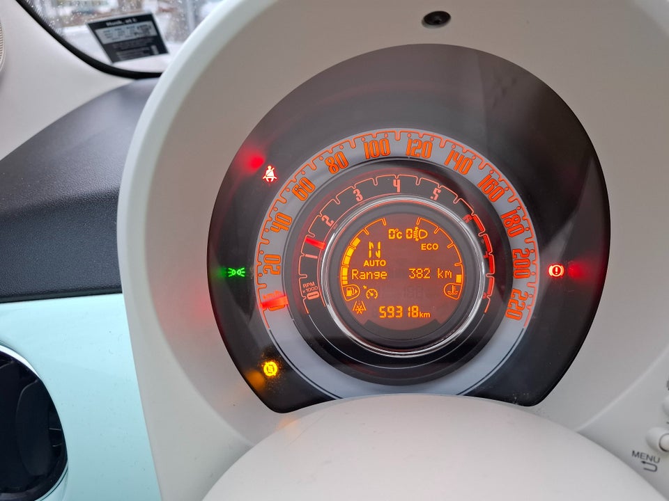 Fiat 500 0,9 TwinAir 80 Summer Edition MTA 3d