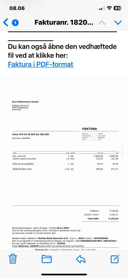 Volvo V70 2,5 T Momentum aut. 5d