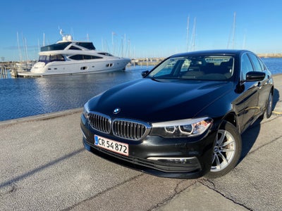 BMW 520d 2,0 Connected aut. Diesel aut. Automatgear modelår 2020 km 48000 Sort ABS airbag service ok