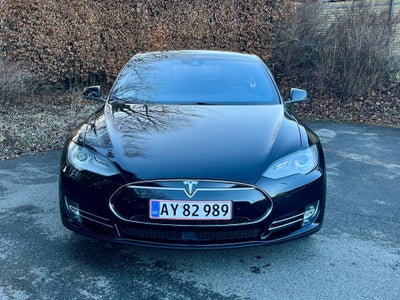 Tesla Model S  85D El 4x4 4x4 aut. Automatgear modelår 2015 km 144000 Sort ABS airbag service ok ful