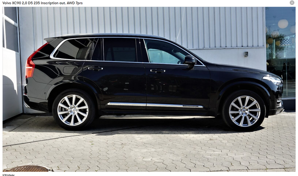 Volvo XC90 2,0 D5 235 Inscription aut. AWD 7prs 5d