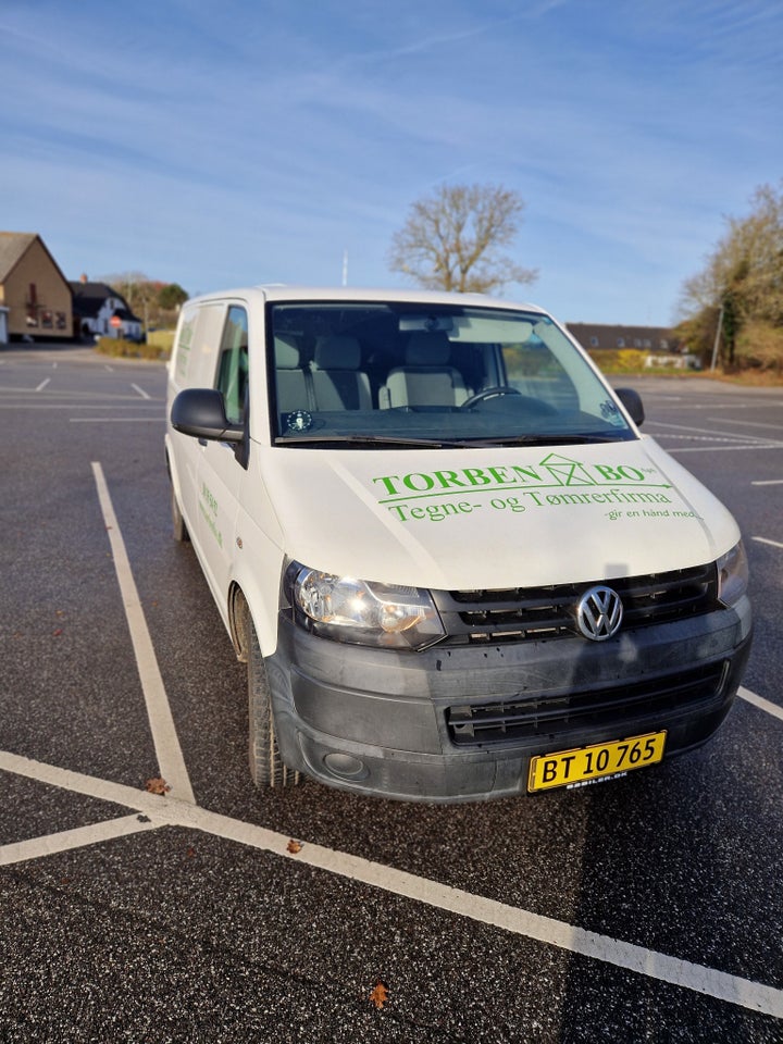 VW Transporter 2,0 TDi 114 Kassevogn lang 5d