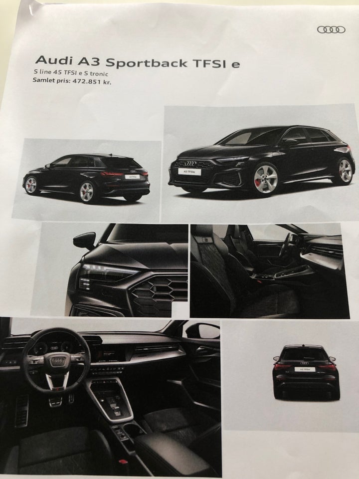 Audi A3 45 TFSi e S-line Sportback S-tr. 5d