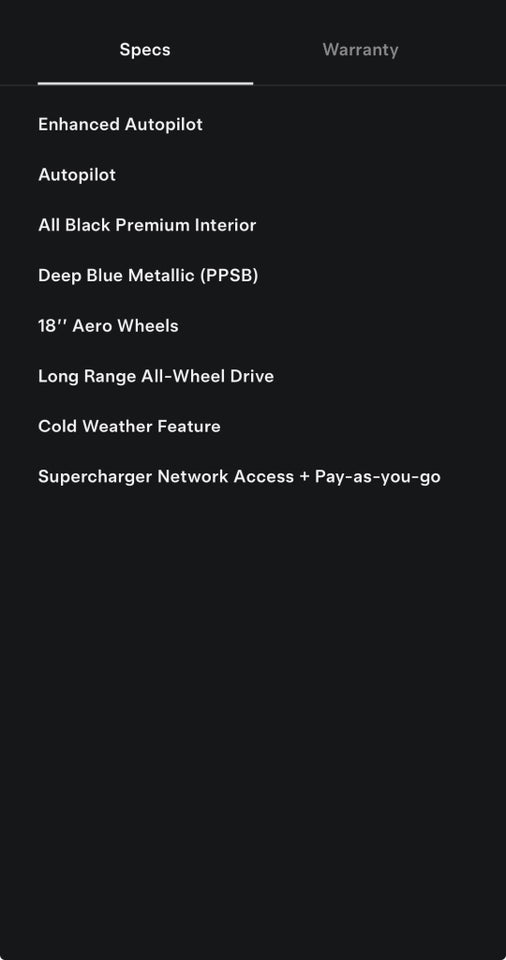 Tesla Model 3 Long Range AWD 4d