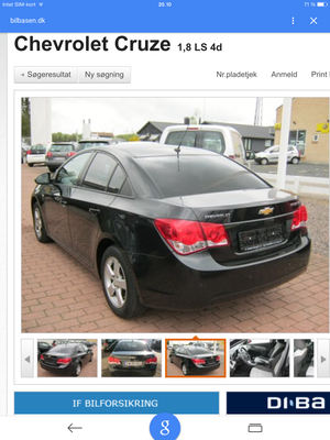 Chevrolet Cruze 1,8 LS 4d