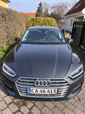 Audi A5 2,0 TFSi 190 Sportback Benzin modelår 2018 km 86000 Grå ABS airbag service ok full, Træk, AB