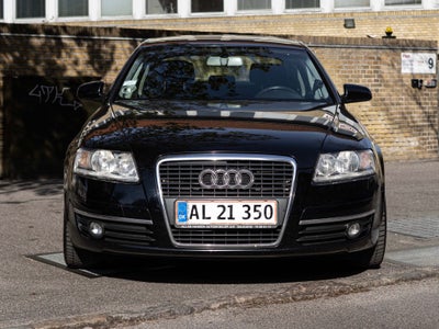 Audi A6 2,4 V6 Multitr. Benzin aut. Automatgear modelår 2006 km 222000 Sort ABS airbag service ok fu