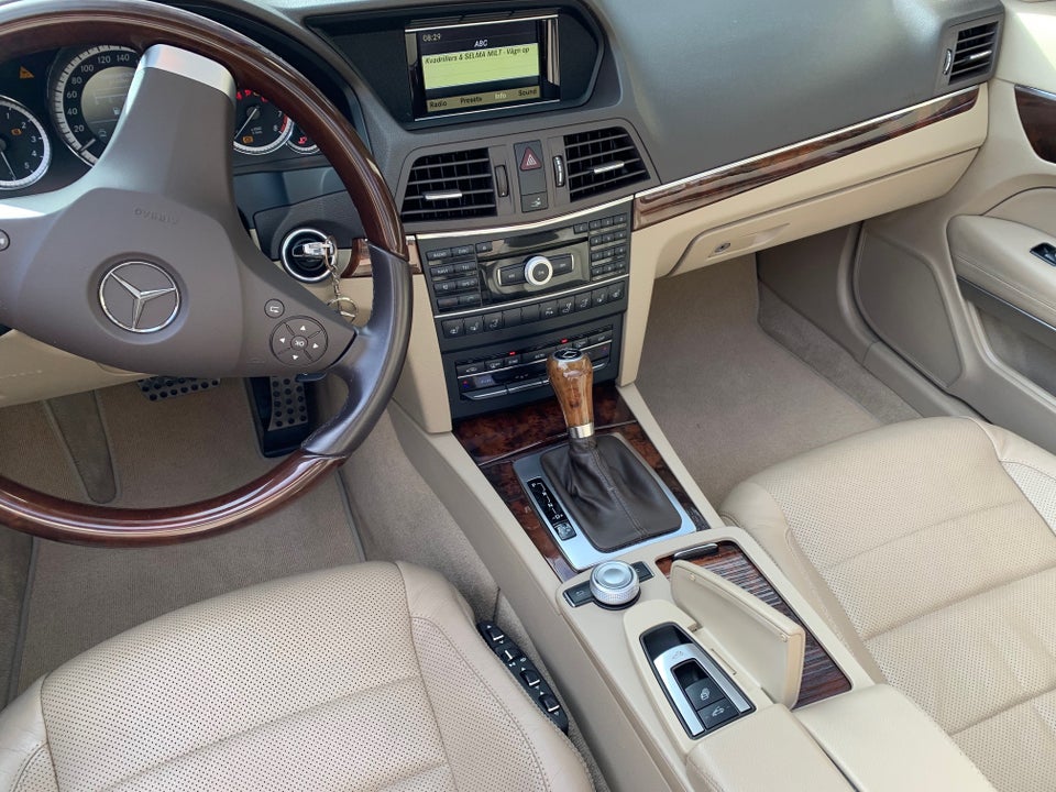 Mercedes E350 3,5 CGi AMG Line Cabriolet aut. BE 2d