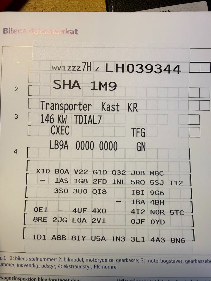 VW Transporter 2,0 TDi 199 Kombi DSG 4Motion kort