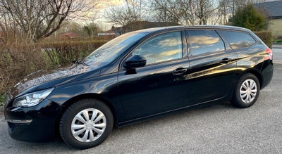Peugeot 308 1,6 BlueHDi 120 Allure Diesel modelår 2016 km 170000 Sort ABS airbag service ok full, Tr