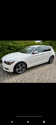 BMW 118d 2,0 Diesel modelår 2014 km 150000 Hvid ABS airbag service ok full, ABS, Klimaanlæg, Varme i