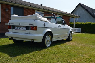 VW Golf I 1,8 Cabriolet Benzin modelår 1992 km 200000 Hvid service ok full, Automatgear. Classic bil
