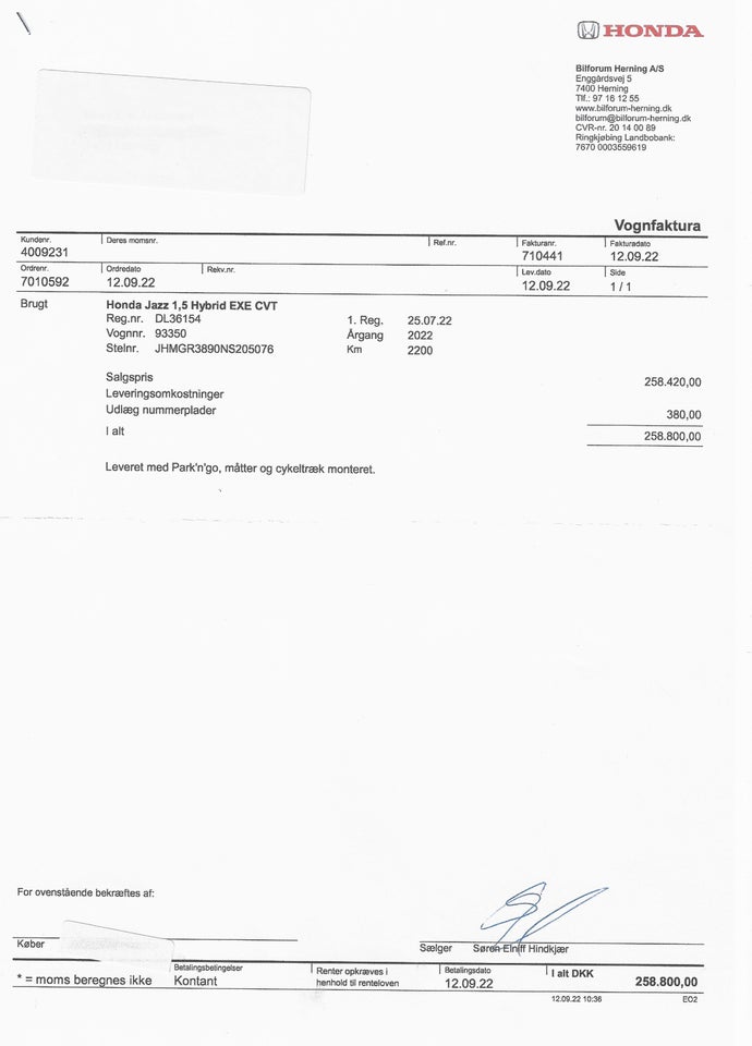 Honda Jazz 1,5 i-MMD Executive eCVT 5d