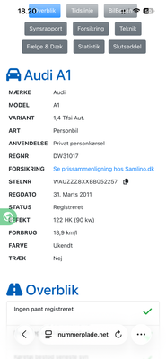 Audi A1 1,4 TFSi 122 Ambition S-tr. 3d