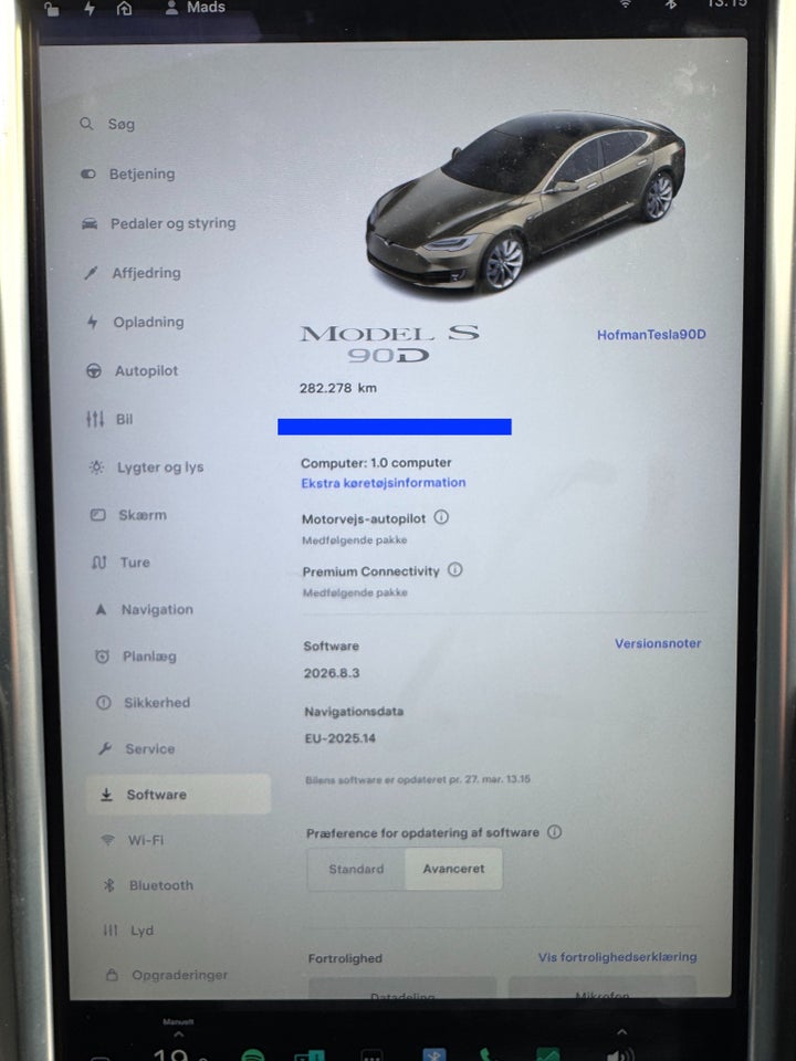 Tesla Model S 90D 5d