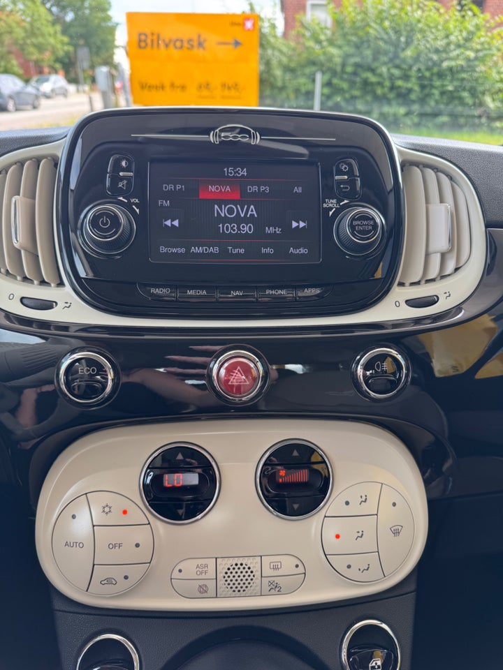 Fiat 500 0,9 TwinAir 80 Black Navigator 3d