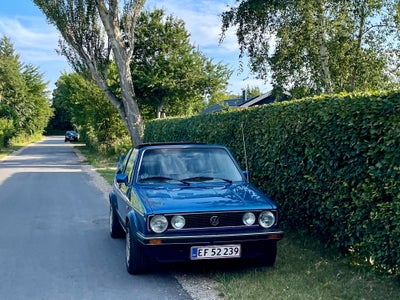 VW Golf I 1,6 Cabriolet Benzin modelår 1985 km 155000 Blåmetal service ok unknown, Denne lille glæde