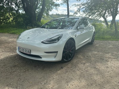 Tesla Model 3  Performance AWD El 4x4 4x4 aut. Automatgear modelår 2020 km 54000 Hvidmetal ABS airba