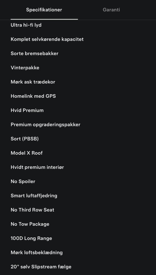 Tesla Model X 100D 5d