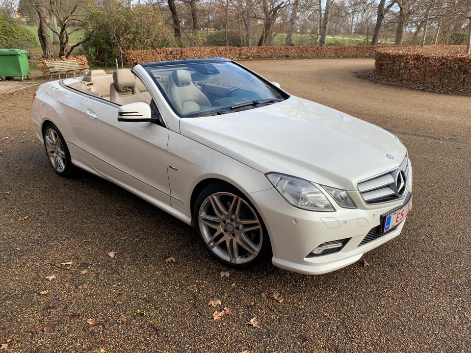 Mercedes E350 3,5 CGi AMG Line Cabriolet aut. BE 2d