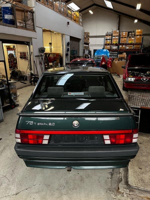 Alfa Romeo 75 2,0 TS Benzin modelår 1991 km 235000 Mørkgrønmetal service ok unknown, Rigig fin og ru