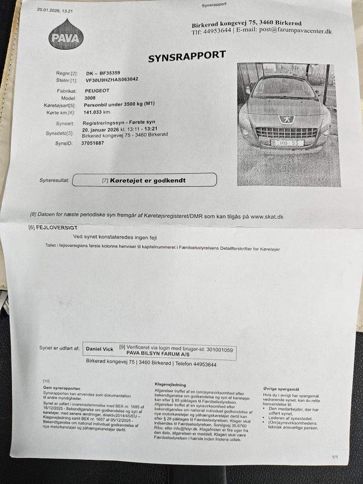 Peugeot 3008 1,6 HDi 110 Premium Cool 5d