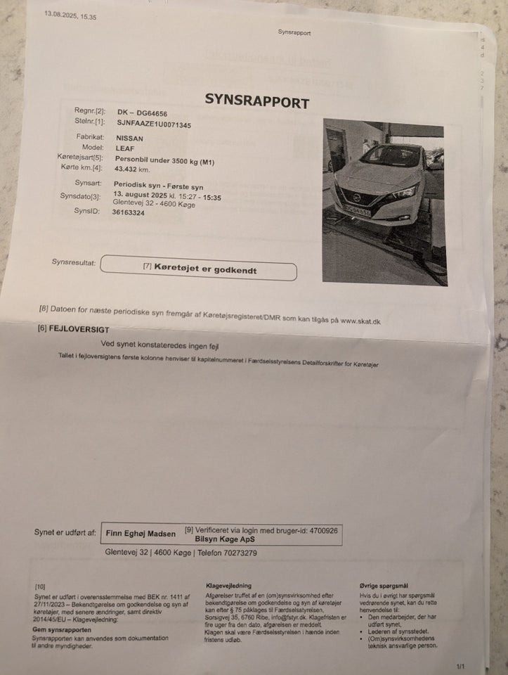 Nissan Leaf 40 Tekna 5d