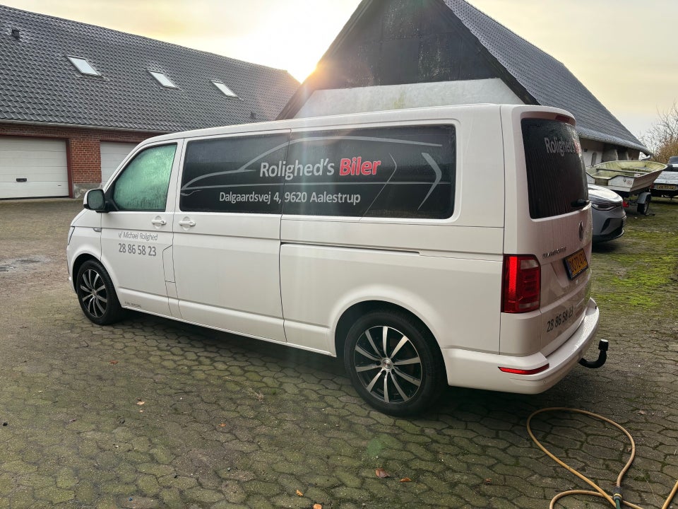 VW Transporter 2,0 TDi 204 Kassevogn DSG lang