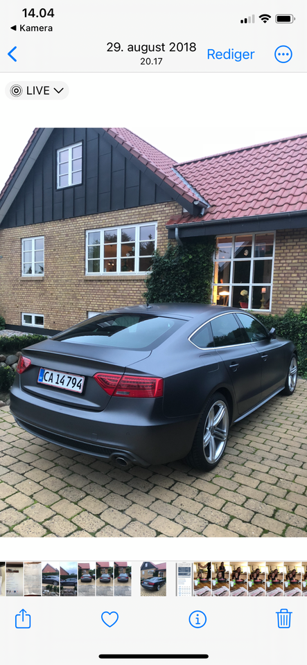 Audi A5 3,0 TDi 245 S-line Sportback quattro S-tr. 5d